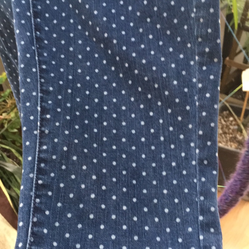 MERONA polka dot jeans sz 4